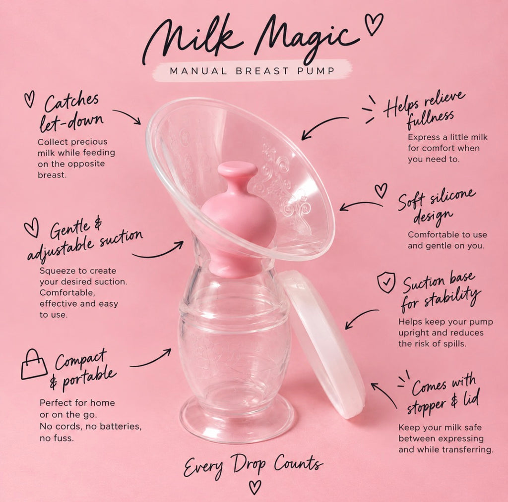 Milk Magic Silicone Manual Breast Pump