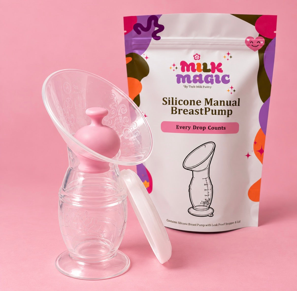 Milk Magic Silicone Manual Breast Pump