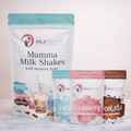 Mumma Milk Shakes packaging from The Milk Pantry on a light background